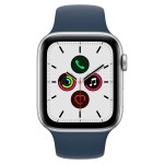 Apple Watch SE GPS, 44mm Silver Aluminium Case with Abyss Blue Sport Band (2020) (išpakuotas)