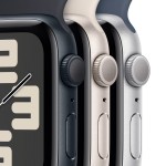 Apple Watch SE GPS 40mm Silver Aluminium Case with Storm Blue Sport Band - S/M (išpakuotas)