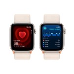 Apple Watch SE GPS + Cellular 44mm Starlight Aluminium Case with Starlight Sport Loop