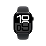 Apple Watch Series 10 GPS + Cellular 42mm Jet Black Aluminium Case with Black Sport Band - S/M (išpakuotas)