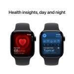 Apple Watch Series 10 GPS + Cellular 42mm Jet Black Aluminium Case with Black Sport Band - S/M (išpakuotas)