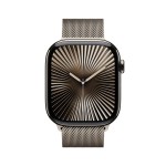 Apple Watch Series 10 GPS + Cellular 46mm Natural Titanium Case with Natural Milanese Loop - S/M (išpakuotas)