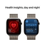 Apple Watch Series 10 GPS + Cellular 46mm Natural Titanium Case with Natural Milanese Loop - M/L (išpakuotas)