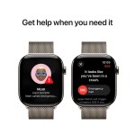 Apple Watch Series 10 GPS + Cellular 46mm Natural Titanium Case with Natural Milanese Loop - M/L (išpakuotas)