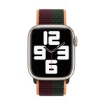 41mm Dark Cherry/Forest Green Sport Loop