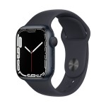 Apple Watch Series 7 GPS, 41mm Midnight Aluminium Case with Midnight Sport Band