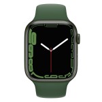 Apple Watch Series 7 GPS, 45mm Green Aluminium Case with Clover Sport Band