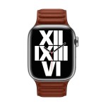 41mm Umber Leather Link - M/L