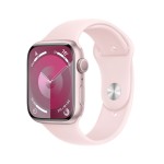 Apple Watch Series 9 GPS 45mm Pink Aluminium Case with Light Pink Sport Band - S/M (išpakuotas)