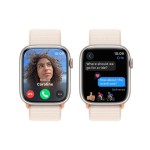 Apple Watch Series 9 GPS 45mm Starlight Aluminium Case with Starlight Sport Loop
