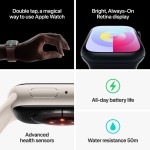 Apple Watch Series 9 GPS 41mm Pink Aluminium Case with Light Pink Sport Band - S/M