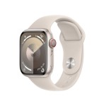 Apple Watch Series 9 GPS + Cellular 41mm Starlight Aluminium Case with Starlight Sport Band - S/M