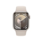 Apple Watch Series 9 GPS + Cellular 41mm Starlight Aluminium Case with Starlight Sport Band - S/M