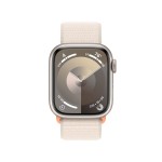 Apple Watch Series 9 GPS + Cellular 41mm Starlight Aluminium Case with Starlight Sport Loop