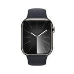 Apple Watch Series 9 GPS + Cellular 45mm Graphite Stainless Steel Case with Midnight Sport Band - M/L