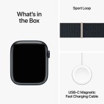 Apple Watch Series 9 GPS + Cellular 45mm Midnight Aluminium Case with Midnight Sport Loop
