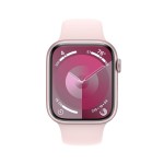 Apple Watch Series 9 GPS + Cellular 45mm Pink Aluminium Case with Light Pink Sport Band - M/L