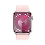 Apple Watch Series 9 GPS + Cellular 45mm Pink Aluminium Case with Light Pink Sport Loop