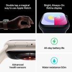 Apple Watch Series 9 GPS + Cellular 41mm Midnight Aluminium Case with Midnight Sport Band - M/L