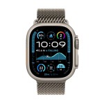 Apple Watch Ultra 2 GPS + Cellular 49mm Natural Titanium Case with Natural Titanium Milanese Loop - S