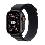 Apple Watch Ultra 3 GPS + Cellular 49mm Black Titanium Case with Black Alpine Loop - Small