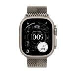 Apple Watch Ultra 3 GPS + Cellular 49mm Natural Titanium Case with Natural Titanium Milanese Loop - Small