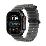 Apple Watch Ultra 4 GPS + Cellular 49mm Black Titanium Case with Translucent Black Ocean Band (išpakuotas)