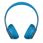 Beats Solo 2 bevielės On-Ear mėlynos ausinės