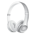Beats Solo 2 bevielės On-Ear sidabrinės ausinės