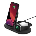 Belkin Apple Watch/iPhone/Airpods Black bevielis kroviklis 7.5W