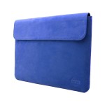 Rankų darbo natūralios zomšos mėlynas dėklas tinkantis MacBook Pro 13 / MacBook Air 13 Retina