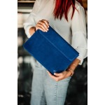Rankų darbo natūralios zomšos mėlynas dėklas tinkantis MacBook Pro 13 / MacBook Air 13 Retina