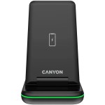 Canyon 3in1 sulankstomas bevielis kroviklis 15W - Black + DOVANA: Bevielės OnRun 11 Sport ausinės
