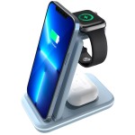 Canyon 3in1 sulankstomas bevielis kroviklis 15W - Blue + DOVANA: Bevielės OnRun 11 Sport ausinės