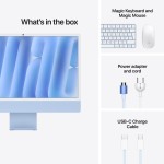 iMac 24" 4.5K Retina, M6 10C CPU, 16GB, 256GB SSD, 10C GPU, Mac OS, Blue