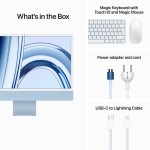iMac 24" 4.5K Retina, M3 8C CPU, 8GB, 256GB SSD, 10C GPU, Mac OS, Blue