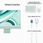 iMac 24" 4.5K Retina, M3 8C CPU, 8GB, 512GB SSD, 10C GPU, Mac OS, Green, RU