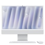 iMac 24" 4.5K Retina, M4 10C CPU, 32GB, 512GB SSD, 10C GPU, Mac OS, Silver, Magic belaidė klaviatūra Touch ID su skaičiais