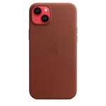 Apple iPhone 14 Plus Leather Case with MagSafe - Umber