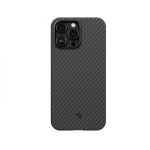 Pitaka iPhone 14 Pro Max Black/Grey Twill Case