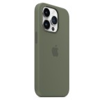 iPhone 14 Pro Silicone Case with MagSafe - Olive