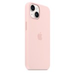 Apple iPhone 14 Silicone Case with MagSafe - Chalk Pink