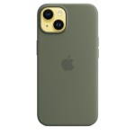 iPhone 14 Silicone Case with MagSafe - Olive