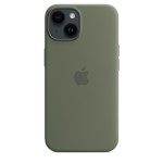 iPhone 14 Silicone Case with MagSafe - Olive