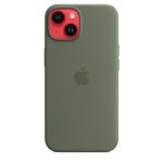 iPhone 14 Silicone Case with MagSafe - Olive