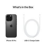 iPhone 16 Pro 256GB Black Titanium (išpakuotas)