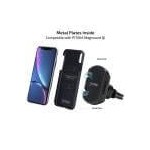 Pitaka iPhone XR Aramid Black Plain dėklas 