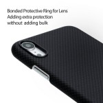 Pitaka iPhone XR Aramid Black Plain dėklas 