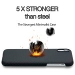 Pitaka iPhone XR Aramid Black Plain dėklas 