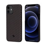 Pitaka iPhone 12 mini Aramid Black/Gold Twill dėklas 